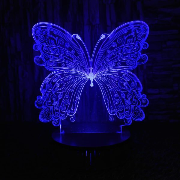 New Year Special 3D Butterfly Beautiful Night Lamp