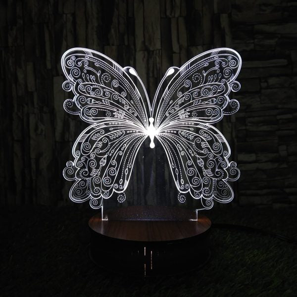 New Year Special 3D Butterfly Beautiful Night Lamp