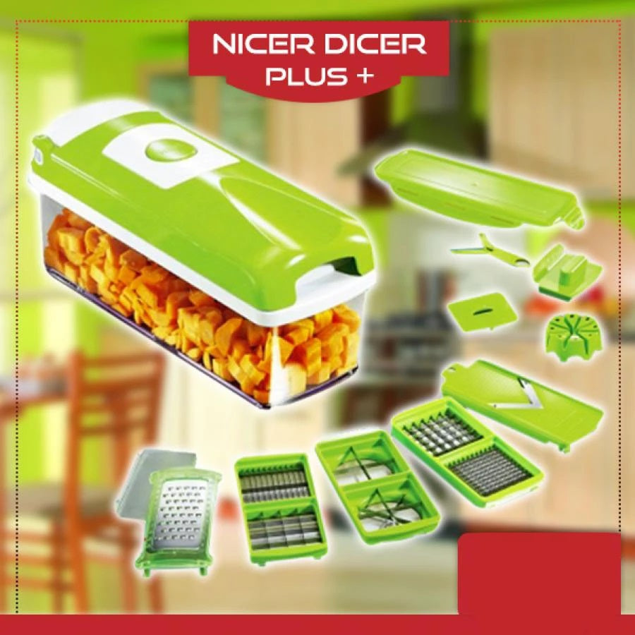 KIHO™ Nicer Dicer Plus 12 in 1 Vegetables Cutter