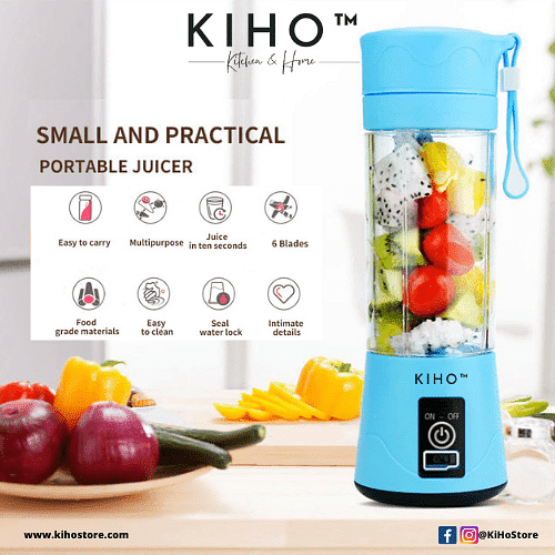 KIHO™ Portable USB Rechargeable Blender