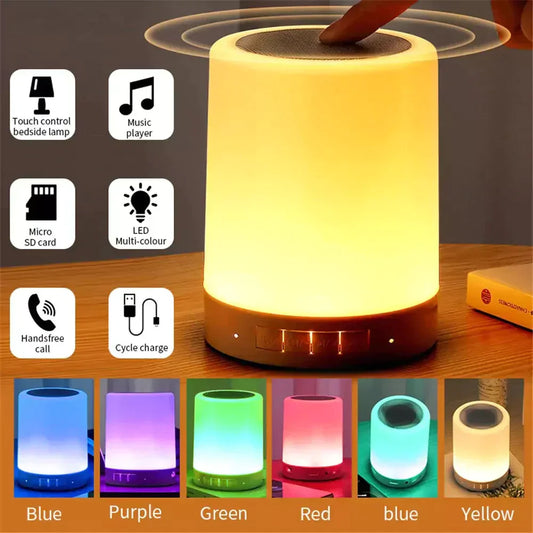 Portable Wireless Touch Lamp Speaker