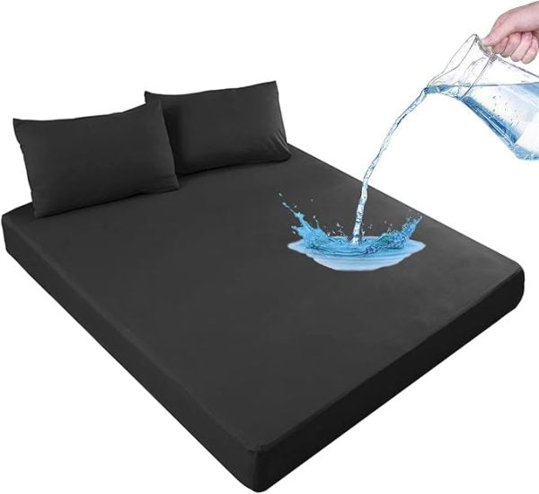 Mattress Cover For Bed water proof black colour